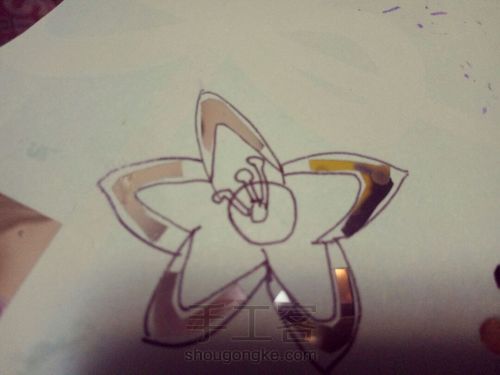 beautiful[蓝色系]花朵 第12步