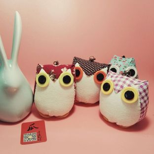 呆萌猫头鹰挂件