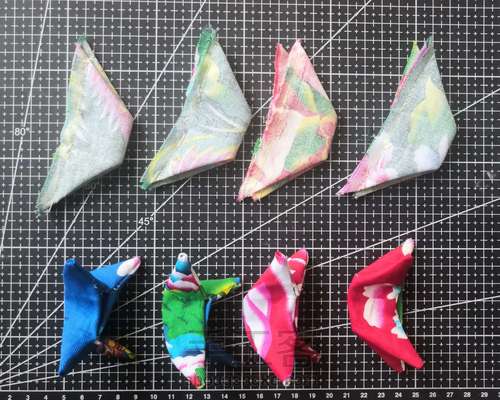 【原创】“八子抱福”南瓜针插 第3步