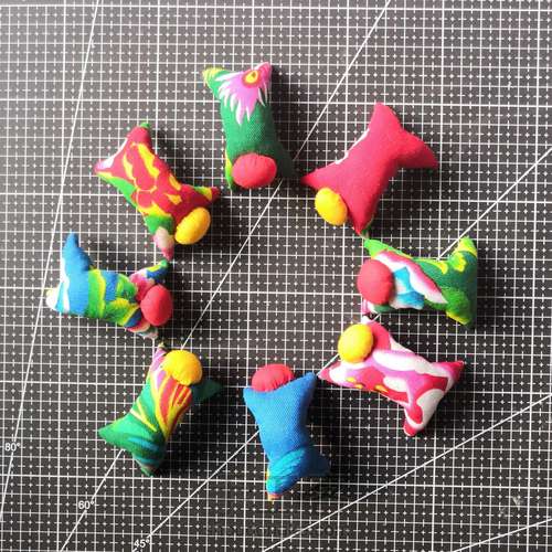 【原创】“八子抱福”南瓜针插 第9步