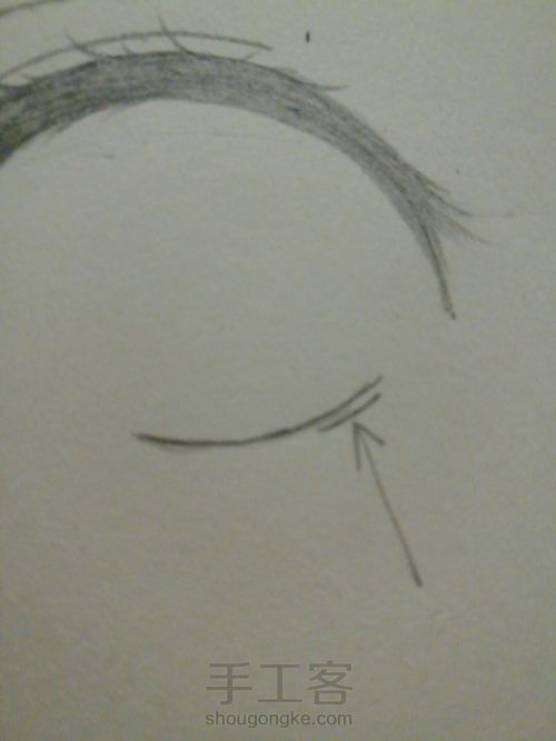 画简单黑白眼睛👀 第8步