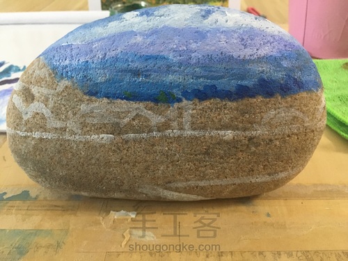 风景石头画 第5步