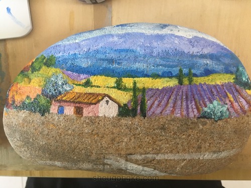 风景石头画 第7步