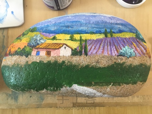 风景石头画 第8步