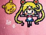 逗逼的美少女战士 拼豆