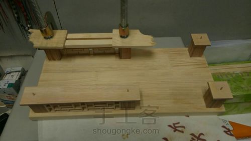 原创实木葡萄架子 第5步