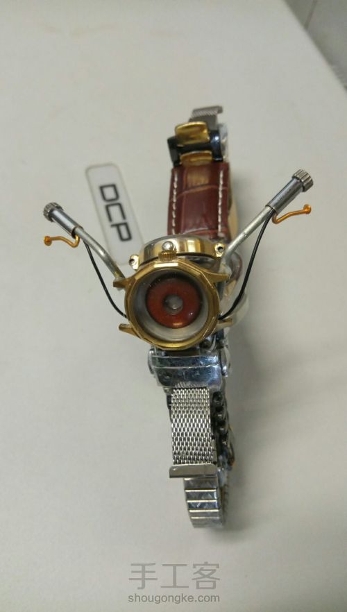 原创旧手表做摩托车 第10步