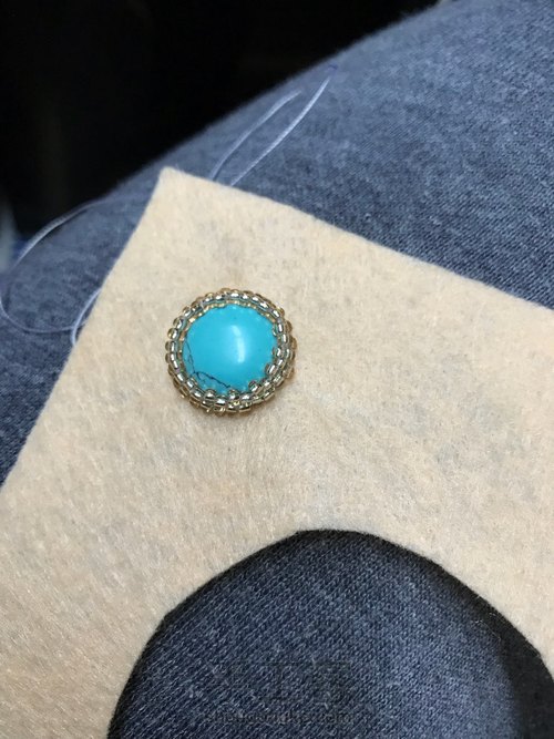 同款绿松石项链 第5步