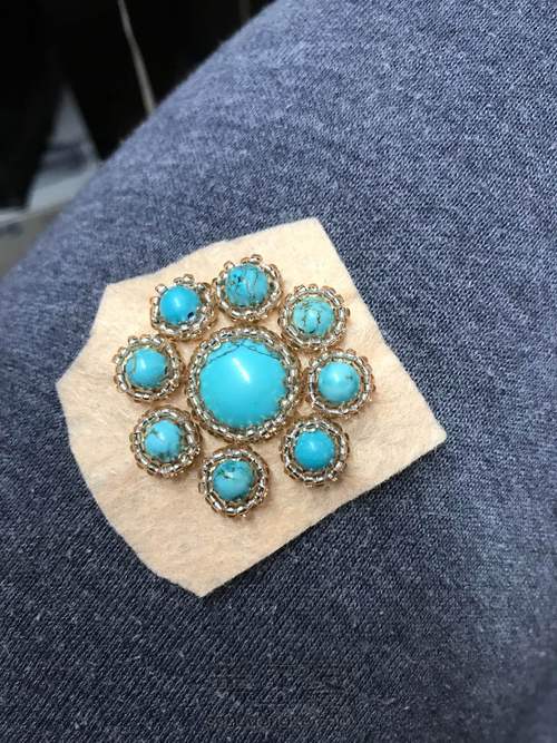 同款绿松石项链 第8步