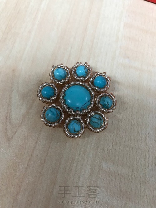 同款绿松石项链 第9步