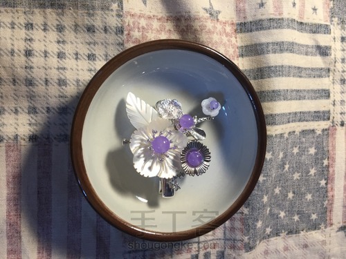 白蝶贝发夹 第12步