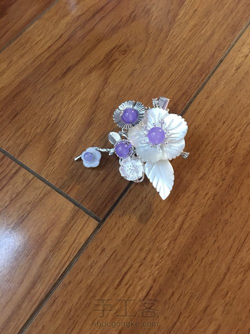 白蝶贝发夹 第15步