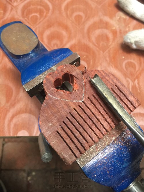 爱心❤️梳子 第16步