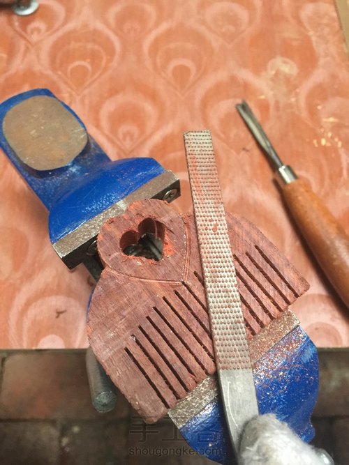 爱心❤️梳子 第17步