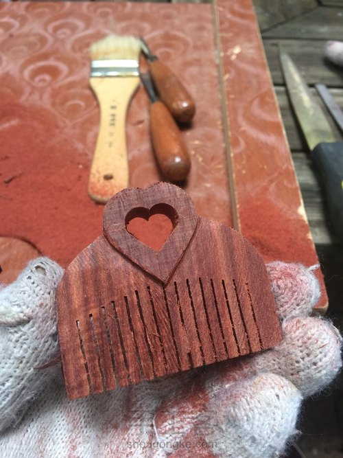 爱心❤️梳子 第18步