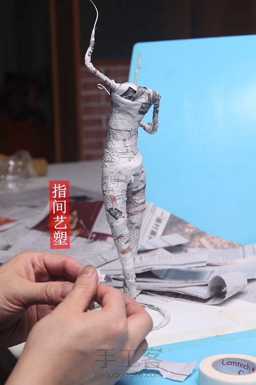 贺加贵面塑软陶（古典仕女 ） 第11步