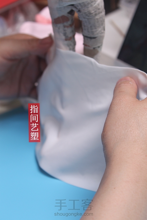 贺加贵面塑软陶（古典仕女 ） 第54步