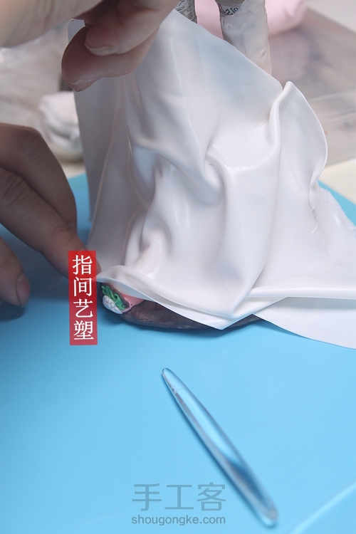 贺加贵面塑软陶（古典仕女 ） 第55步