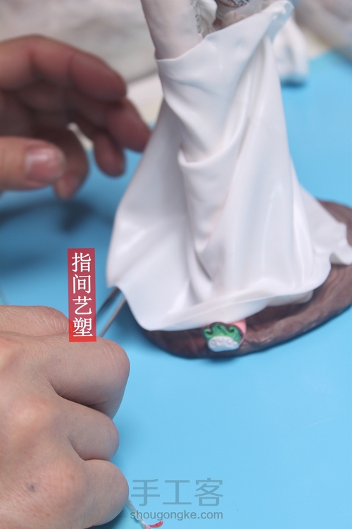 贺加贵面塑软陶（古典仕女 ） 第60步