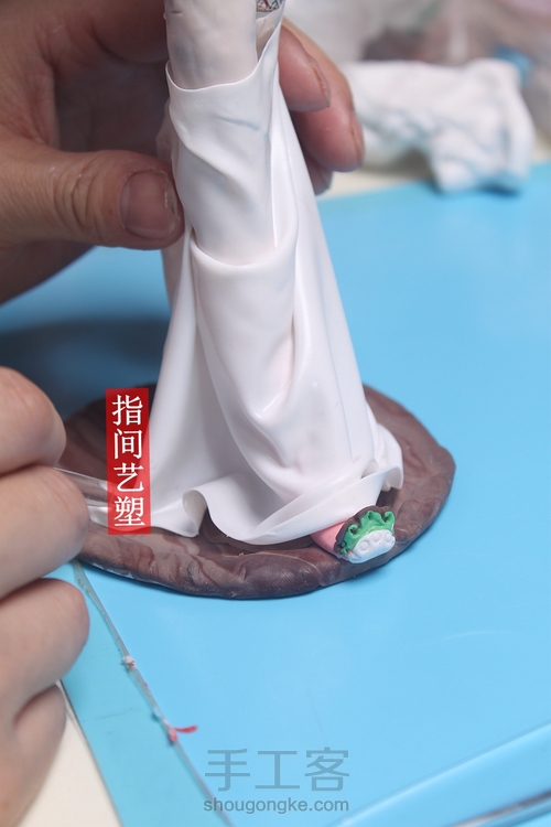 贺加贵面塑软陶（古典仕女 ） 第62步