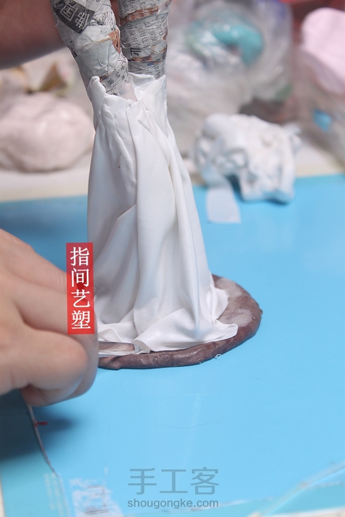 贺加贵面塑软陶（古典仕女 ） 第68步