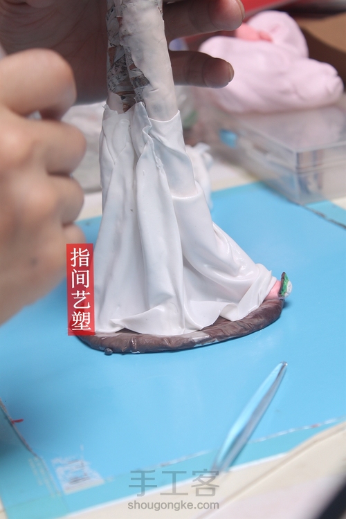 贺加贵面塑软陶（古典仕女 ） 第69步