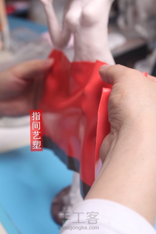 贺加贵面塑软陶（古典仕女 ） 第72步