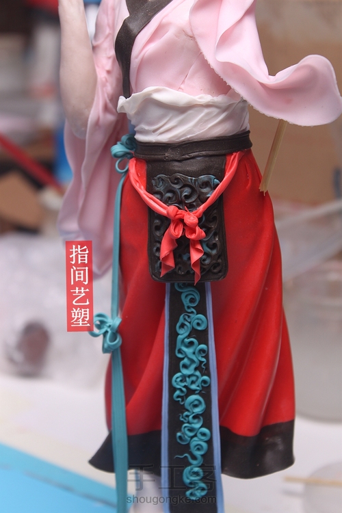 贺加贵面塑软陶（古典仕女 ） 第177步