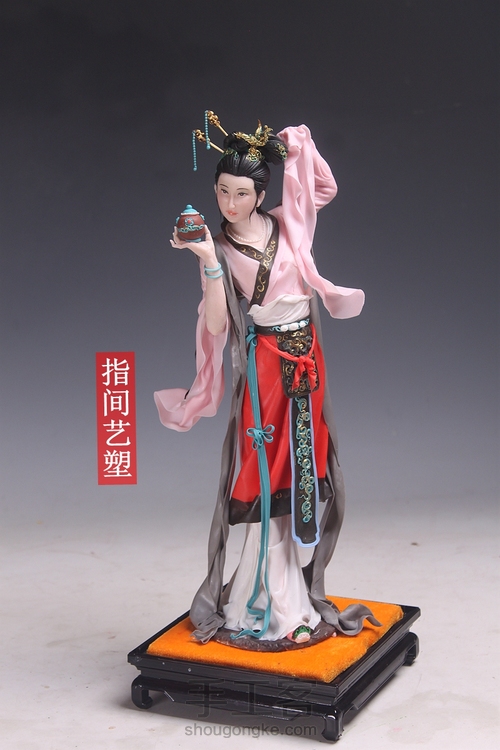 贺加贵面塑软陶（古典仕女 ） 第193步