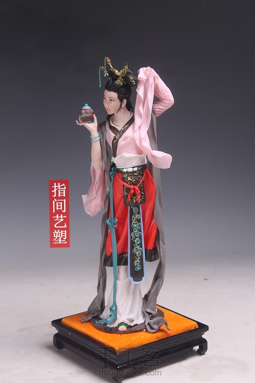 贺加贵面塑软陶（古典仕女 ） 第194步