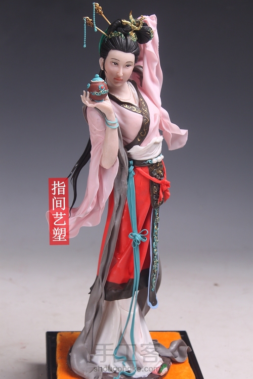 贺加贵面塑软陶（古典仕女 ） 第201步