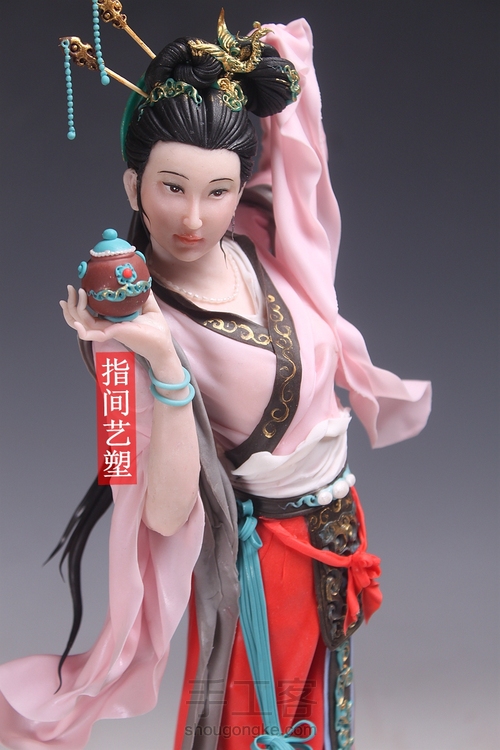 贺加贵面塑软陶（古典仕女 ） 第205步