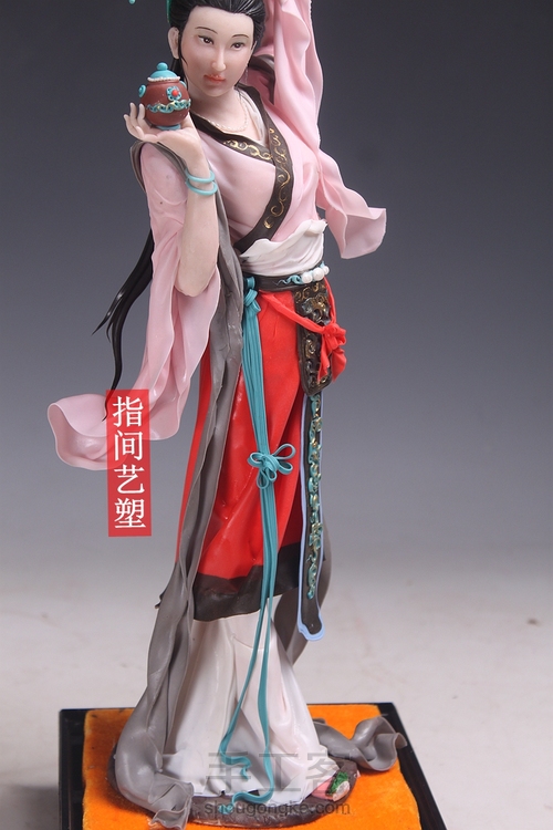 贺加贵面塑软陶（古典仕女 ） 第206步