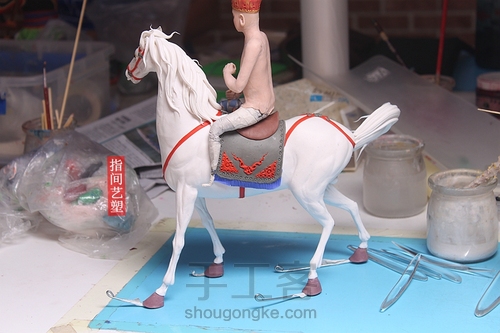 贺加贵面塑软陶（西游记） 第7步