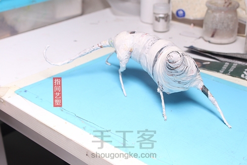 贺加贵面塑(老虎) 第22步