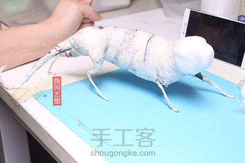 贺加贵面塑(老虎) 第27步