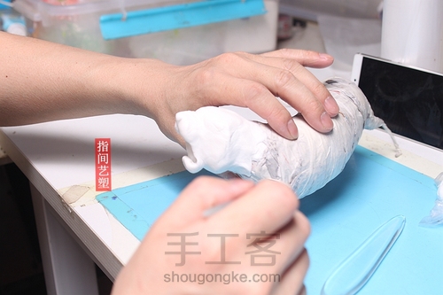 贺加贵面塑(老虎) 第29步