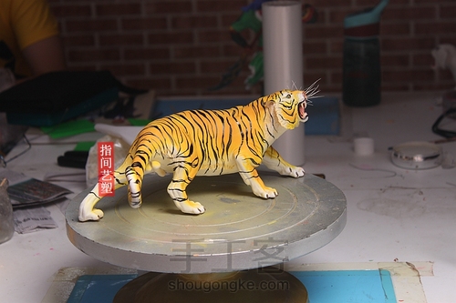 贺加贵面塑(老虎) 第46步