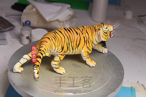 贺加贵面塑(老虎) 第47步