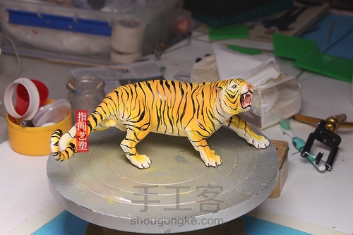 贺加贵面塑(老虎) 第48步