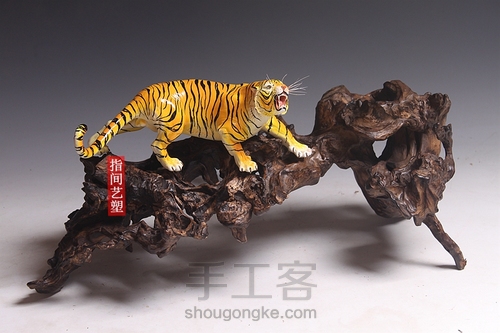 贺加贵面塑(老虎) 第50步