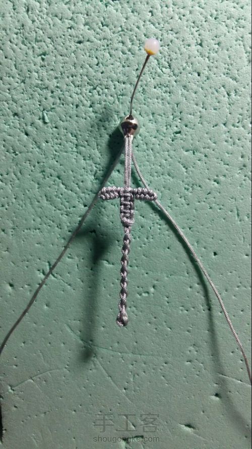 尾扣整理计划6:四股辫尾扣（非原创） 第11步