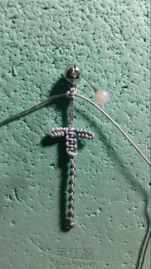 尾扣整理计划6:四股辫尾扣（非原创） 第12步