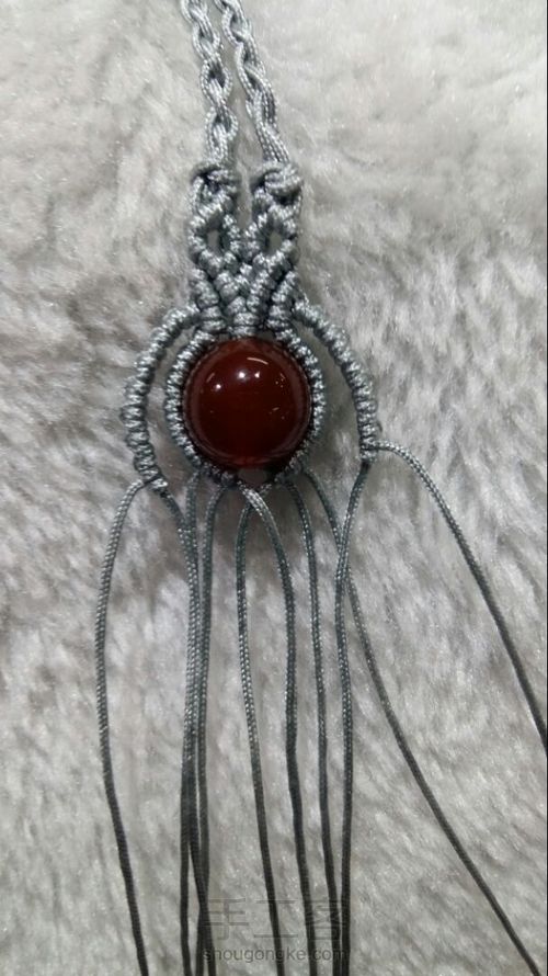 尾扣整理计划16:四股辫合并尾扣（仿图） 第11步