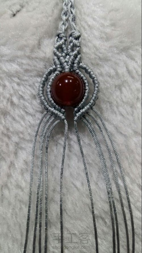 尾扣整理计划16:四股辫合并尾扣（仿图） 第12步