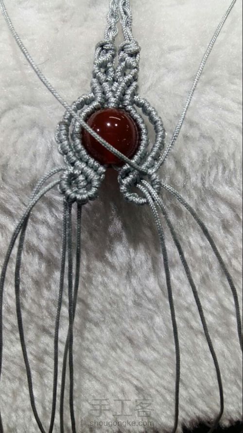 尾扣整理计划16:四股辫合并尾扣（仿图） 第14步