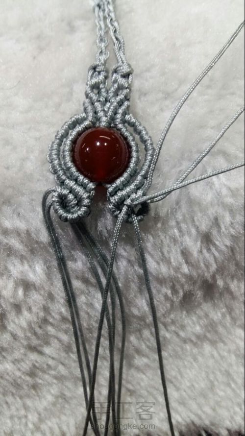 尾扣整理计划16:四股辫合并尾扣（仿图） 第15步