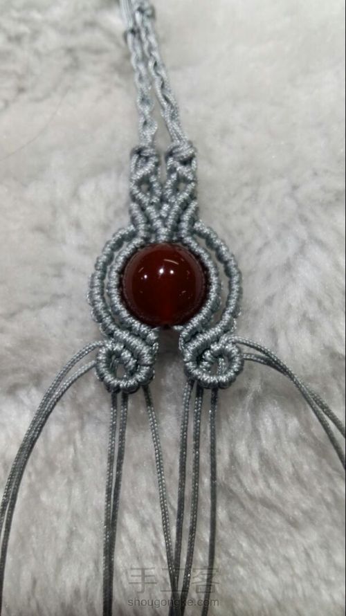 尾扣整理计划16:四股辫合并尾扣（仿图） 第16步