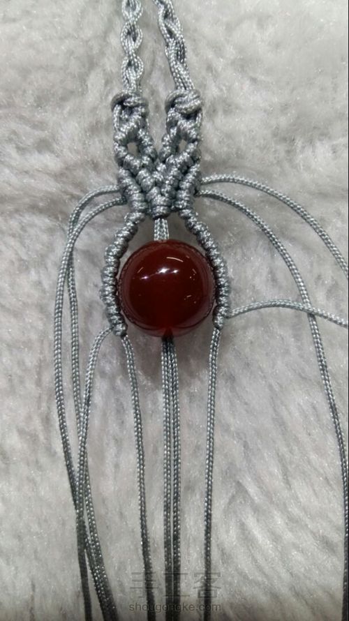 尾扣整理计划16:四股辫合并尾扣（仿图） 第9步