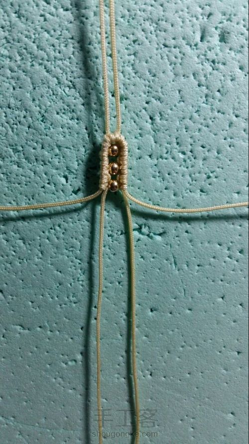 简易平安扣扣头 第11步